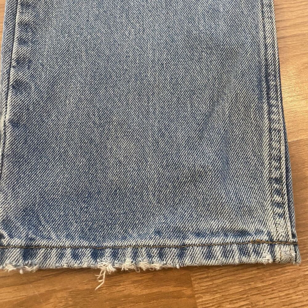 LL Bean Denim Classic Fit Jeans Mens size 38x32 Blue Chore Work pants - Picture 6 of 16